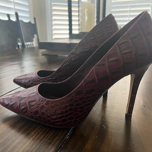 WHBM High Heel -4 inch - Dark Red